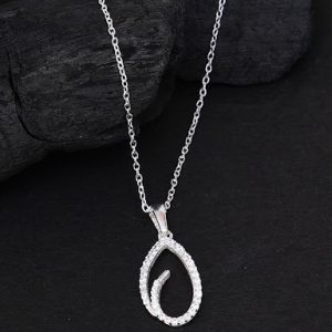 گردنبند نقره اشک