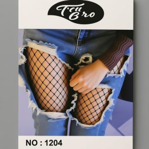 جوراب شلواری توری طرح 1204