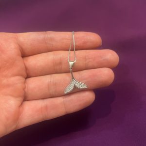 گردنبند نقره دم وال
