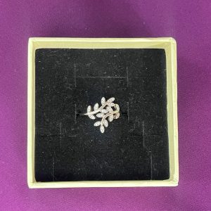 انگشتر زنانه نقره برگ